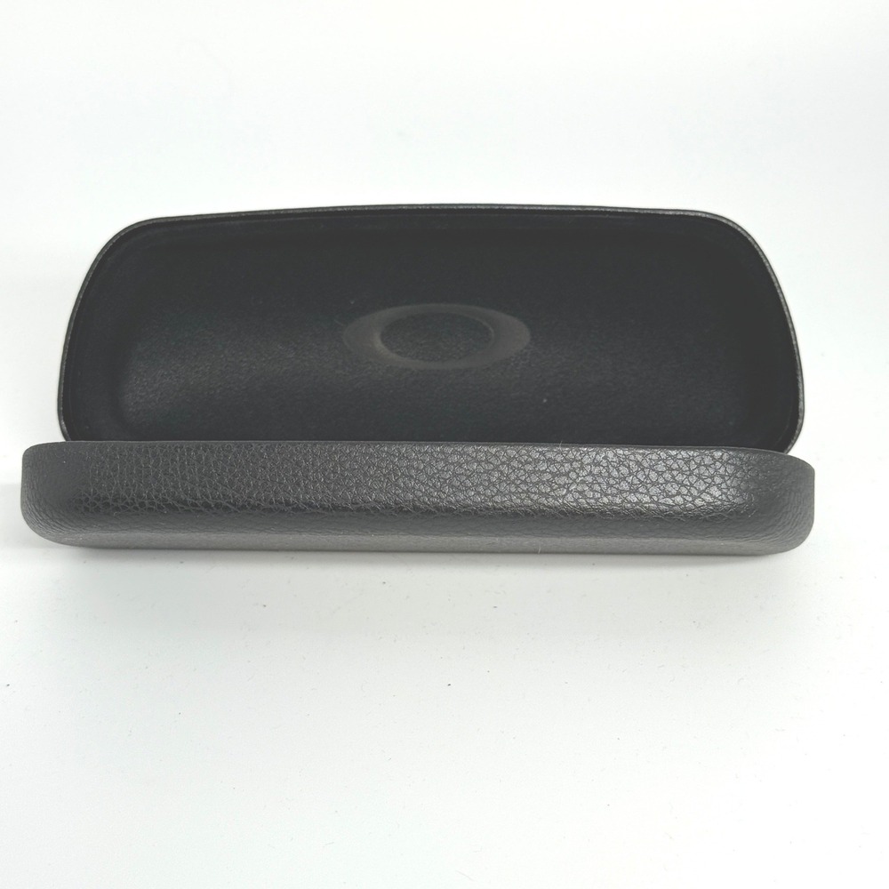Oakley Black Pebble Grain Hard Shell Eyeglasses Sunglasses Case Clamshell Logo 2